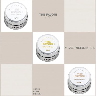 THE FAVORI｜金屬凝膠-Nuance Metallic 3色3