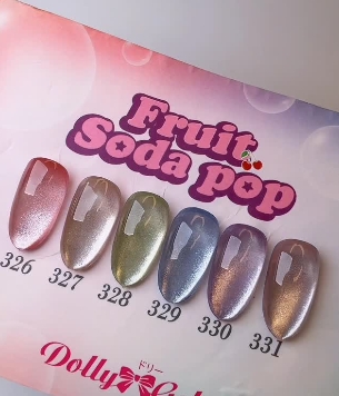 Dolly Gel｜水果蘇打貓眼系列（RB326～RB331）1