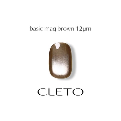 Dawson nail｜CLETO basic mag（white/black/pink beige/browm）6