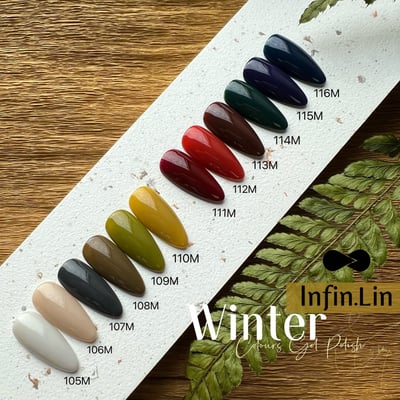 infin.Lin｜彩色甲油膠-冬季系列（105-116）11