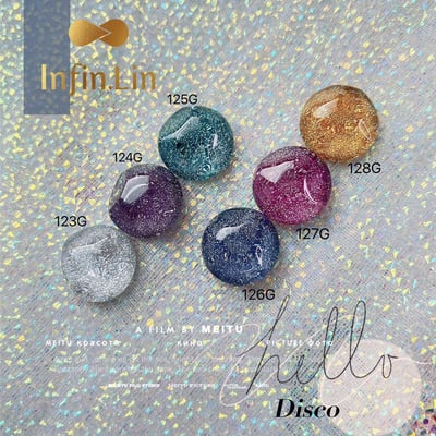 infin.Lin｜彩色甲油膠-碎鑽系列（123-128）12