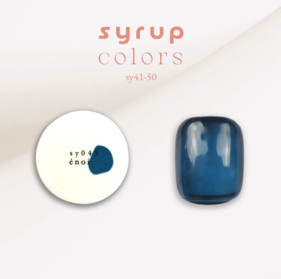enoi｜彩色凝膠syrup（syrup41-syrup50）3g6