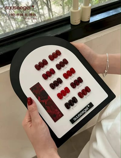 Suuseegel束色｜絲絨紅純色10色4