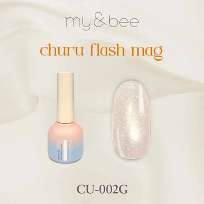 my&bee｜churu碎鑽貓眼甲油膠（CU-001G~CU-012G）6
