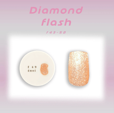 enoi｜碎鑽凝膠diamond flash（f43-f58）3g8