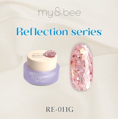 my&bee｜幻彩MIX亮片膠4g（RE-001G~RE-012G）15