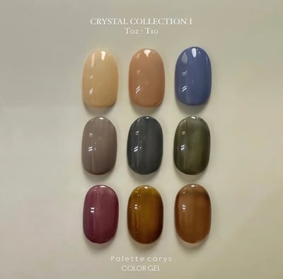 Palette Carys｜水晶糖透光凝膠系列4g （T02-T10）1
