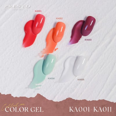 PRESTO｜罐裝色膠（KA001-KA011）2.7g1