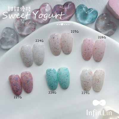 infin.Lin｜彩色甲油膠-優格系列（224-229）3