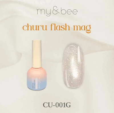 my&bee｜churu碎鑽貓眼甲油膠（CU-001G~CU-012G）5