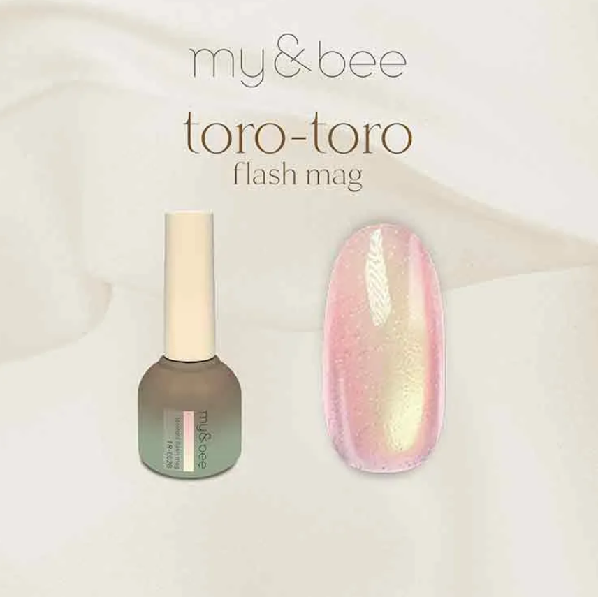 my&bee｜toro-toro碎鑽貓眼甲油膠（TR-001G~TR-012G）5