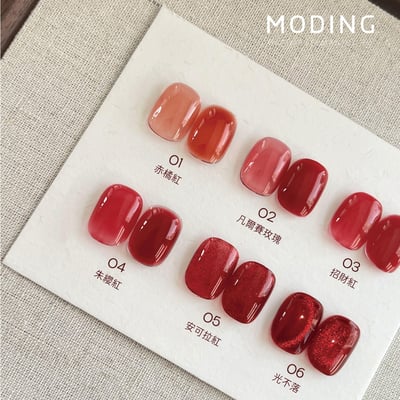 末町｜經典紅建構6色甲油套組6