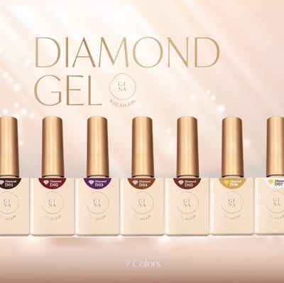 Ruyiya璐意雅｜GINA甲油碎鑽膠（D01-D07）10ml1