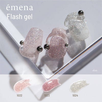 Emena｜爆閃亮粉膠（1026-1031）8g7