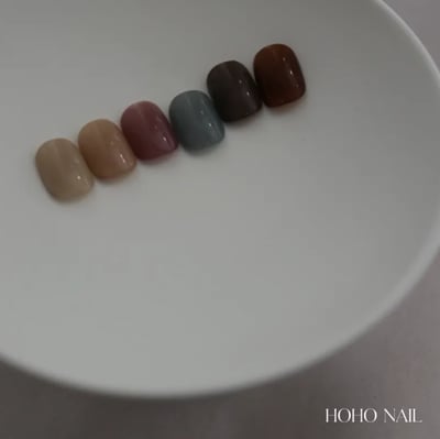 HOHONAIL｜6色復古盒套組（O009-O014）1