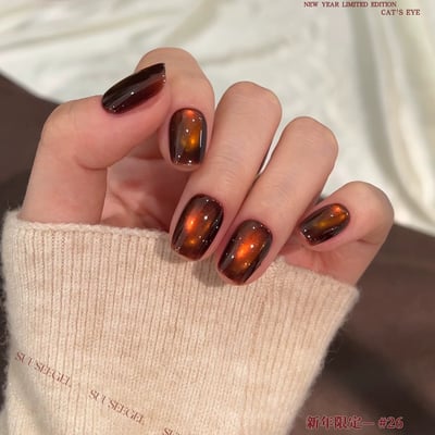 Suuseegel束色｜新年快樂-財源滾滾貓眼26色11