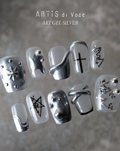 Artis｜彩繪凝膠-銀6