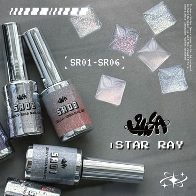 SiiSA｜星鐳亮粉甲油（SR01-SR06）5