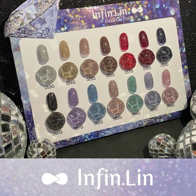 infin.Lin｜彩色甲油膠-碎鑽系列（53-66）7