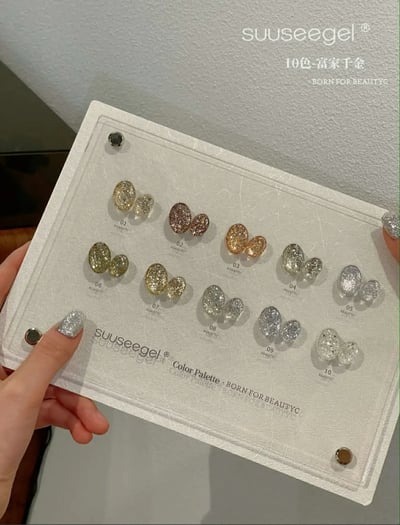 Suuseegel束色｜富家千金亮片膠10色4