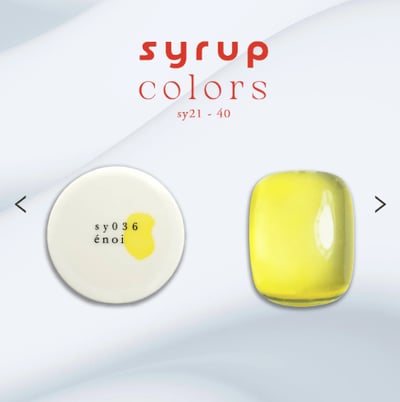enoi｜彩色凝膠syrup（syrup21-syrup40）3g18
