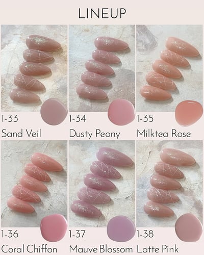 Ageha｜Opti Color 彩色凝膠（1-33~1-38）2