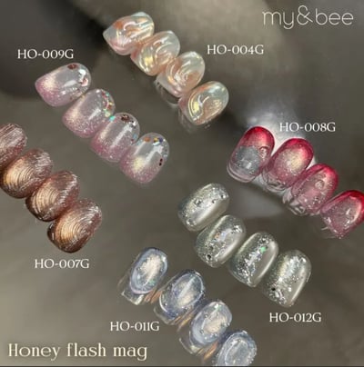 my&bee｜ 蜜糖貓眼膠8ml（HO-001G~HO-012G）3