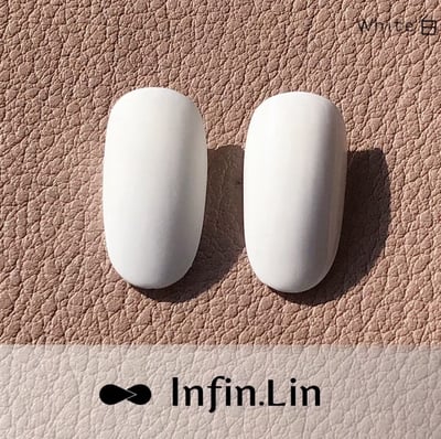 infin.Lin｜彩色甲油膠-基礎五色（黑/白/紅/牛乳/乳白）1