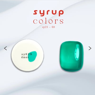enoi｜彩色凝膠syrup（syrup21-syrup40）3g11