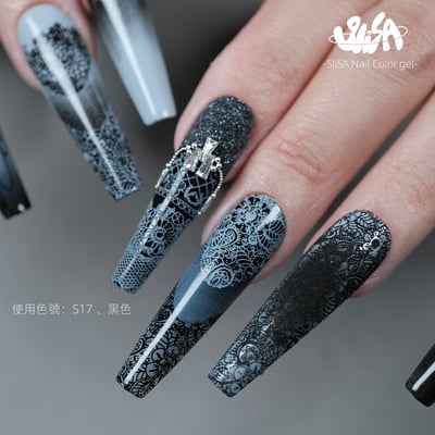 SiiSA｜罐裝彩色凝膠-素態純色（黑/白/胭脂紅/咖啡）1