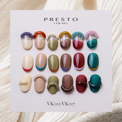 PRESTO｜罐裝色膠（VK012-VK017）2.7g2