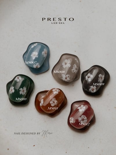 PRESTO｜罐裝色膠（MS007-MS012）2.7g3