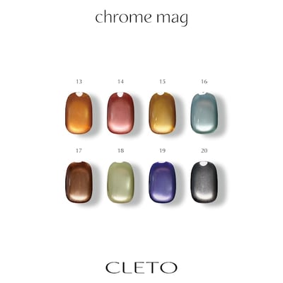 Dawson nail｜CLETO Chrome mag貓眼5