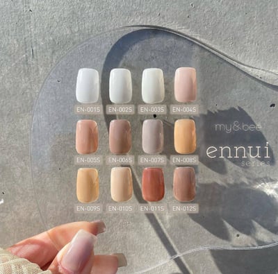 my&bee｜半透系彩膠2.5g（EN-001S~EN-012S）1