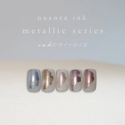 enoi｜暈染液metallic（champagne/gold/pale pink/silver/terracotta）5ml1