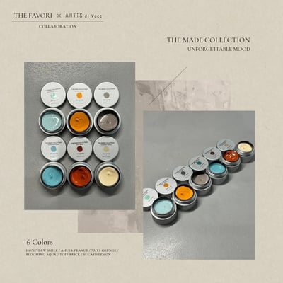 THE FAVORI｜THE FAVORI × ARTiS di Voce 油畫凝膠 6色5