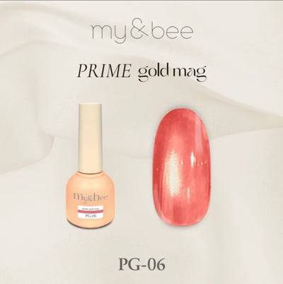 my&bee｜PRIME 2微米貓眼甲油膠-金（PG-01~PG-12）9