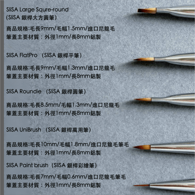 SiiSA｜銀桿凝膠筆10