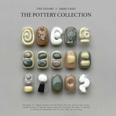 THE FAVORI｜THE FAVORI x TAKEI ERIKO THE POTTERY凝膠 6色3