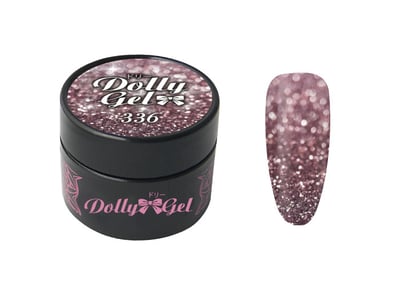 Dolly Gel｜紅韻瑰璨-碎鑽膠系列（RB332～RB337）5