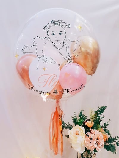 ☺《客製化似顏繪泡泡球中球》☺7