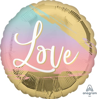 18吋 粉彩閃金的愛情1