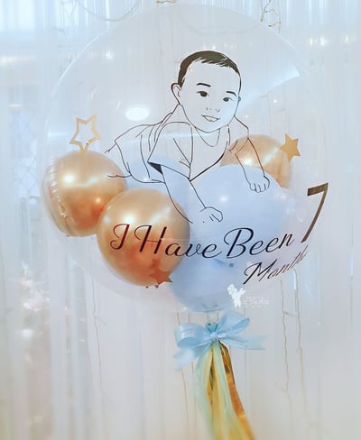 ☺《客製化似顏繪泡泡球中球》☺3