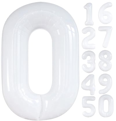 40吋 大白色數字1