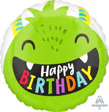 18吋 怪獸生日派對(有兩面圖案)1