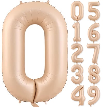 40吋 大焦糖色數字1