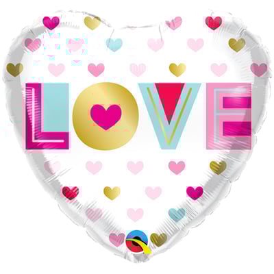 18吋 繽紛幾何LOVE YOU1