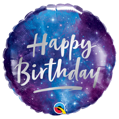 18吋 藍色宇宙的生日祝福1