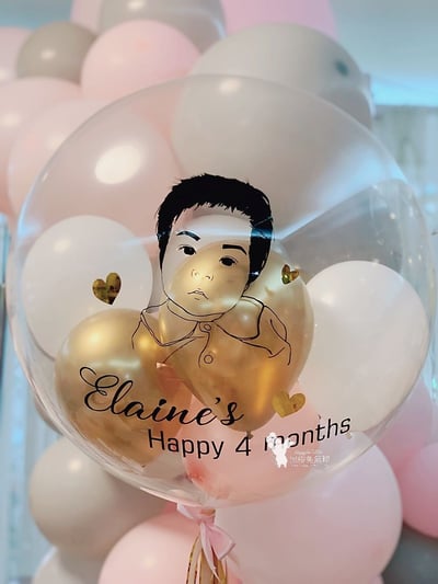 ☺《客製化似顏繪泡泡球中球》☺4