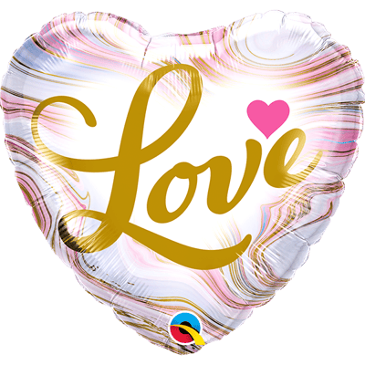 18吋 粉此彩繪大理石愛情1